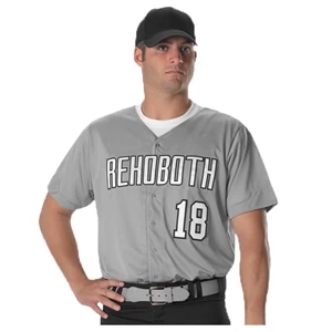 Alleson Athletic Full Button Lightweight Baseball Jersey