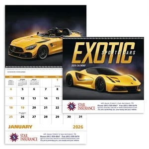 Good Value™ Exotic Sports Cars - Spiral Calendar