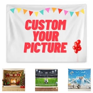 Bedroom decor home wedding gift banners custom tapestry