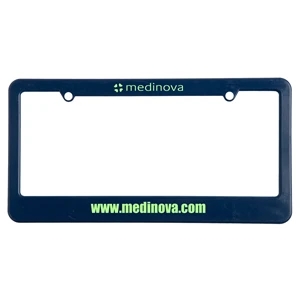 License Plate Frame (2 Holes - Straight Bottom)