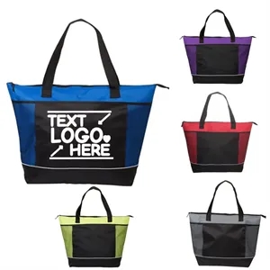 Custom Logo Customized Porter Polyester Shopping Cooler Tote Bags