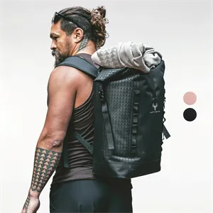 Custom Logo GOT BAG® ROLLTOP Jason Mamoa-GOTS Certified Plastic Backpack