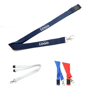 Custom Logo Safety Buckle Lanyard