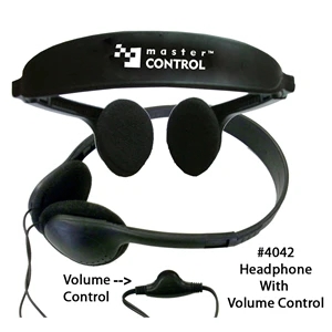 Popular Deluxe Stereo Audio Headphone with Volume Control