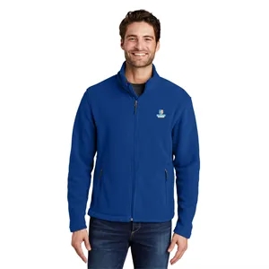 Custom Logo Men's Standard Full Zip Polar Fleece Jacket