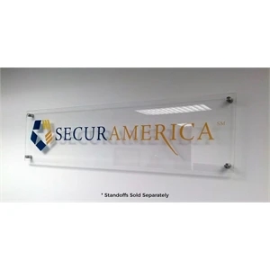 0.125" Plexiglas Sign (Clear)