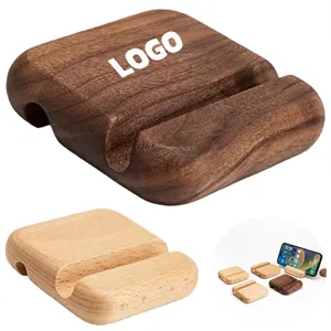 Eco Friendly Wooden Phone Stand Compact Portable Durable