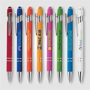 Ellipse Softy Brights w/Stylus - ColorJet - Metal Pen