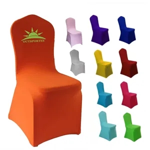 Polyester Stretch Spandex Event Party Ad Elastic Chair Cover