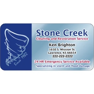 4" x 2" Round Cornered Kwik-Ship Decal