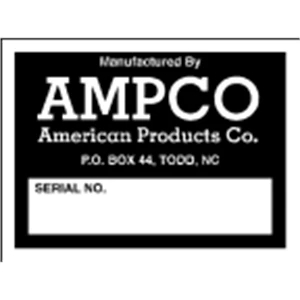 2" x 1.5" Sq. Corner Rect. Write-On White Vinyl Decal