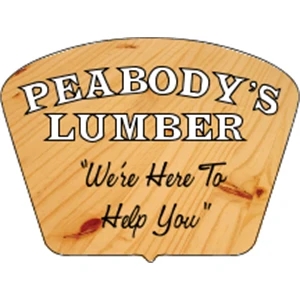 3" x 2.25" Shield - 4CP Hard Hat Decal
