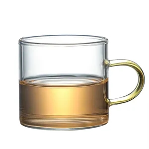 Custom Double Wall Insulated Glass Cup