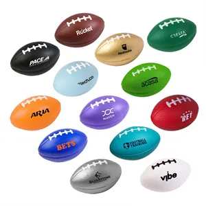 Custom Logo Football Stress Ball 3"