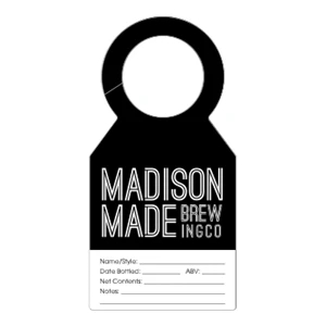 Growler Tags - 2.25" x 4.5", .010" Tag Stock