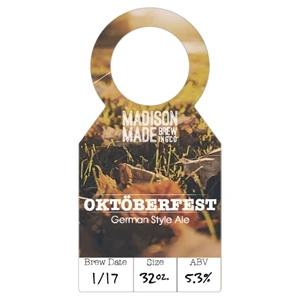 Growler Tags - 2.25" x 4.5", .010" Plastic