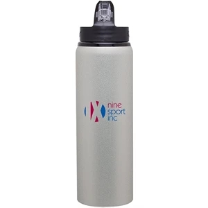 28 oz h2go Allure Single Wall Aluminum Water Bottle w/Straw