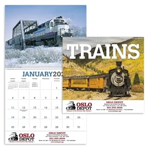 Triumph® Calendars Trains Calendar