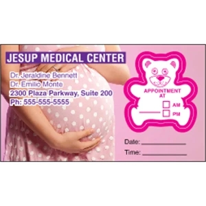 Bear Kiss-cut Appointment Card