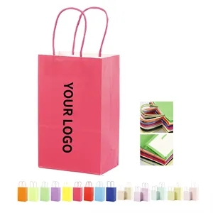 Kraft Paper Shopping Bag With Twisted Paper Handle Small Siz