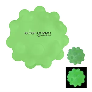 Custom Logo Glow In The Dark Round Push Pop Ball