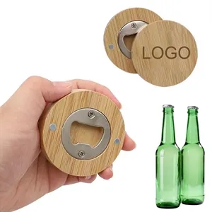 Wooden Magnetic Bottle Opener