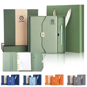 Business half letter binder notebook set for office school
