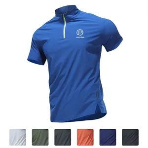 Custom Logo Quick dry slim fit polo shirts for running casual office