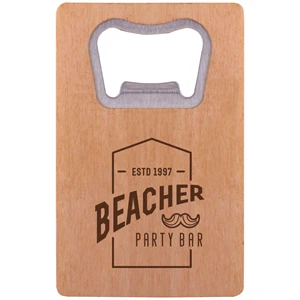 Wood Credit Card Bottle Opener