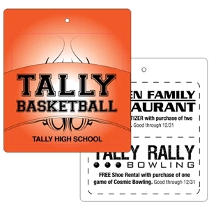 3.5" Square Apparel Hang Tag Decal