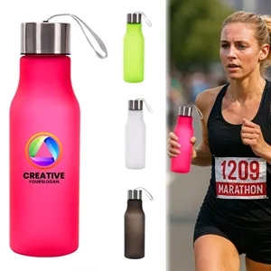 Custom Logo Promotional 20Oz Plastic Sports Water Bottle