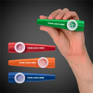 3 1/2" Assorted Single Color Party Kazoos