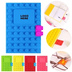 Custom Logo Promotional A6 Diary Journal Silicone Block-Style Notebook