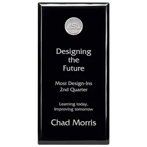 JAFFA® Black Plaque - 6" x 12"