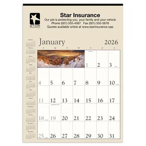 Triumph® Calendars Decorator Memo (Tan) Calendar