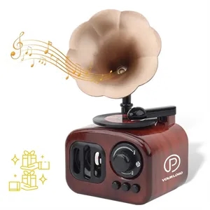Decorative retro gramophone music box for bedroom office