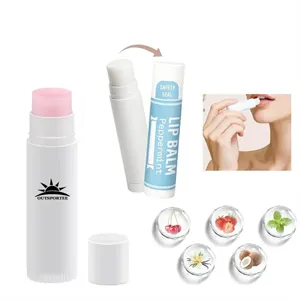 Custom Logo Custom Chapstick Natural Favor Tube Lip Balm