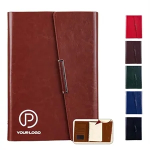 Business padfolio card holder refillable binder for employee