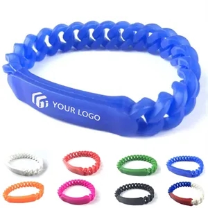 Outdoor safe medical ID wristband custom silicone bracelets