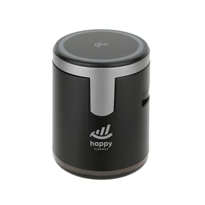 Custom Logo Magnetic 4-in-1 Cylinder Wireless Charger