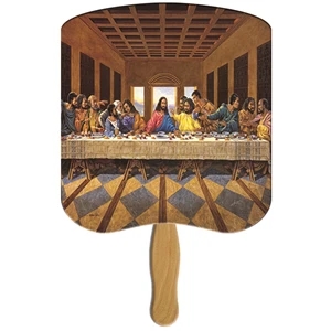 Last Supper Ethnic Hand Fan Stock Graphic
