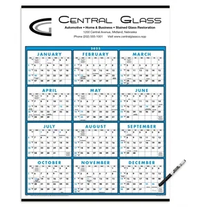 Triumph® Calendars Span-A-Year (Laminated with Marker) Ca...