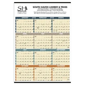 Triumph® Calendars Time Management Span-A-Year (Non-Lamin...