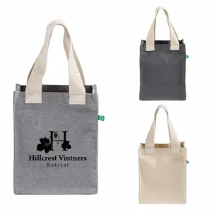 Custom Logo Bayline Book Recycled Canvas Tote Bag