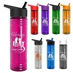 Garyline® Slim Fit Bottle with Flip-Straw Lid - 24 oz.