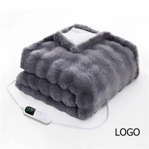 Custom Logo Heated Electric Blanket Throw 51"x74"