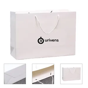 Custom Logo Custom Matte Laminated Euro Tote Bag 13.75" x 4"  11"