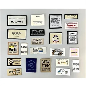 Custom Logo Custom Polyester Woven Label