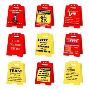 Office Desk Sign Funny Spreadsheet Decor