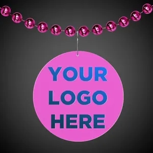 Pink 2 1/2" Medallion Badge